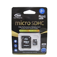 Team 8GB Micro SDHC Class 10 Flash Card with Adapter - Image 4