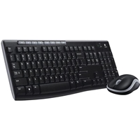 Logitech MK270 Wireless Keyboard and Mouse Combo for Windows, 2.4 GHz Wireless, Compact Mouse, 8 Multimedia and Shortcut Keys for PC and Laptop, QWERTY UK English Layout, Black - Image 4