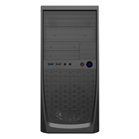 CiT Elite Micro Tower 1 x USB 3.0 / 1 x USB 2.0 Black Case with 500W PSU - Image 4