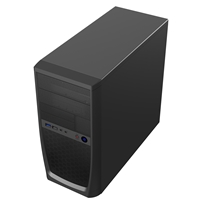 CiT Elite Micro Tower 1 x USB 3.0 / 1 x USB 2.0 Black Case with 500W PSU - Image 5