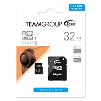 Team 32GB Micro SDHC Class 10 UHS-I Flash Card with Adapter - Image 4