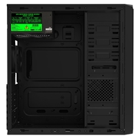 CiT Jet Stream Mid Tower 1 x USB 3.0 / 1 x USB 2.0 Black & Silver Case with 500W PSU - Image 6