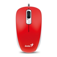 Genius DX-110 Wired USB Plug and Play Mouse, 1000 DPI Optical Tracking, 3 Button with Scroll Wheel, Ambidextrous Design with 1.5m Cable, Red - Image 5