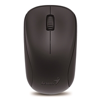 Genius NX-7000 Wireless Mouse, 2.4 GHz with USB Pico Receiver, Adjustable DPI levels up to 1200 DPI, 3 Button with Scroll Wheel, Ambidextrous Design, Black - Image 5