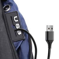 Marvo Scorpion Urbano 20 Black Waterproof 15.6 Inch Laptop Backpack with USB Charging Port (Grey) - Image 6