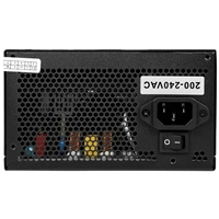 GAMEMAX RPG Rampage 600W PSU, 140mm Ultra Silent Fan, 80 PLUS Bronze, Non Modular, Flat Black Cables, Japanese TK Main Capacitor Fitted - Image 8