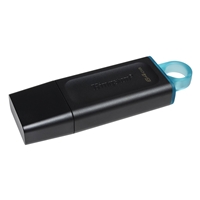 Kingston DataTraveler Exodia 64GB USB 3.2 Black with Cyan loop USB Flash Drive - Image 4