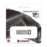 Kingston DataTraveler Kyson 128GB USB 3.2 Capless Metal USB Flash Drive - Image 6