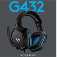 Logitech G432 Gaming Headset, 7.1 Virtual Surround Sound, Compatible with PC, Xbox, PS4, Switch or Mobile Device Via 3.5mm Connection or USB DAC, 50mm Audio Drivers, Enlarged 6mm Mic with Mute Feature - Image 5