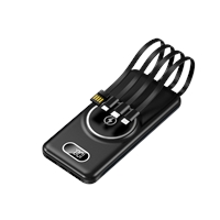 Prevo SP5002 Wireless Charging Power Bank,10000mAh Portable Charging for Smart Phones, Tablets and Other Devices, Charge Multiple Devices with Prefitted Lightning, USB Type-C, Micro-USB & USB Cables - Image 5