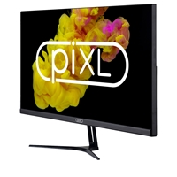 piXL PX24IVHF 24 Inch Frameless Monitor, Widescreen IPS LCD Panel, 5ms Response Time, 75Hz Refresh Rate, Full HD 1920 x 1200, VGA, HDMI, Internal PSU, 16.7 Million Colour Support, Black Finish, 3 Year Warranty - Image 4