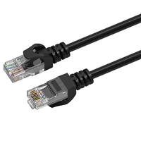 Prevo CAT6-BLK-20M Network Cable, RJ45 (M) to RJ45 (M), CAT6, 20m, Black, Oxygen Free Copper Core, Sturdy PVC Outer Sleeve & Clip Protector, Retail Box Packaging - Image 5