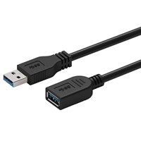 Prevo USBM-USBF-3M USB 3.0 Extension Cable, USB 3.0 Type-A (M) to USB Type-A (F), 3m, Black, Up to 5Gbps Transmission Rate, Retail Box Packaging - Image 6
