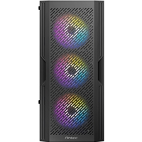 ANTEC AX20 Case, Black, Mid Tower, 1 x USB 3.0 / 2 x USB 2.0, Tempered Glass Side Window Panel, Slanted Bar & Mesh Design for Massive Airflow, 3 x RGB LED Fans Included, ATX, Micro ATX, Mini-ITX - Image 5