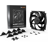 be quiet! Silent Wings 4 PWM High Speed Black Fan, 140mm, 1900RPM, 4-Pin PWM Fan Connector, Black Frame, Black Blades, Optimized Fan Blades for High End Performance, 2 Mounting Options - Image 6