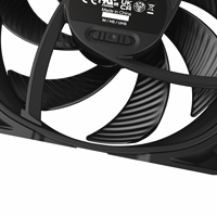 be quiet! Silent Wings Pro 4 PWM Black Fan, 140mm, 2400RPM, 4-Pin PWM Fan Connector, Black Frame, Black Blades, Optimized Fan Blades for the Highest Performance for Radiators & Heat Sinks, 3 Mounting Options, 3 Speed Switch - Image 6