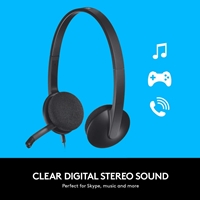 Logitech H340 Stereo Headset USB Plug-and-Play with Noise-Cancelling Mic - Image 7