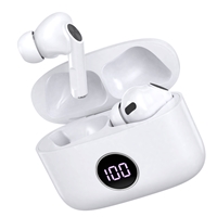 Prevo M10 Active Noise Cancelling TWS Earbuds, Bluetooth 5.3, Automatic Pairing, Touch Control Feature with Digital LED Display Wireless Charging Case, Android, IOS and Windows Compatible, White - Image 5