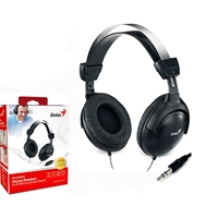 Genius HS-M505X Noise-cancelling Headset with Mic, 3.5mm Connection, Plug and Play with Adjustable Headbandand, In-line microphone and Volume Control, Black - Image 5
