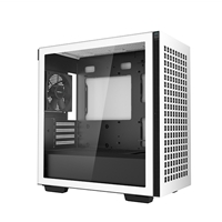 DeepCool CH370 WH, White, Mini Tower Chassis w/ Tempered Glass Window, 1x 120mm Fan, 2x USB 3.0, mATX/mITX - Image 4