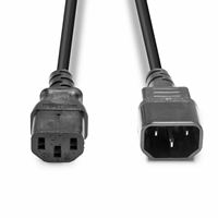 Lindy 30331 2m IEC C13 (Kettle) To IEC C14 (Kettle) Mains Extension Cable - Black - Image 6