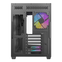 ANTEC Constellation C5 Black ARGB Case, 270' Full-view tempered glass, Dual Chamber, Support back-connect motherboards, 7 x ARGB PWM fans with built-in fan controller, ATX, Micro-ATX, ITX - Image 4
