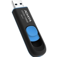 Adata UV128 128GB USB 3.2 Gen 1 Flash Drive, Capless Design, Black/Blue - Image 5