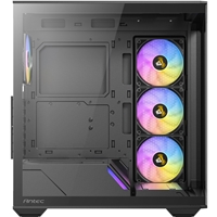 ANTEC Constellation C3 Black ARGB Case, 270' Full-View Tempered Glass, Dual Chamber, Tool-Free Design, 4 x ARGB PWM Fns With Built-In Fan Controller, ATX, Micro-ATX, ITX - Image 8