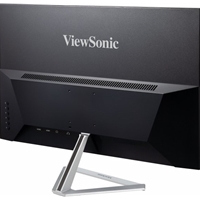 Viewsonic VX2776-SMH 27 Inch IPS Frameless Monitor, Full HD, 100Hz, 4ms, VGA, 2xHDMI, Int PSU, VESA, Chrome Stand, Speakers - Image 4