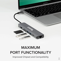 Plugable USBC-7IN1E Portable USB-C Ethernet Docking Station - Image 8