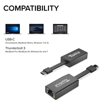 Plugable USB-TE1000 USB-C to Gigabit Ethernet Adapter - Image 7
