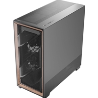 Antec Flux PRO Full Tower PC Case with Tempered Glass, Black/Wood, 6 Pre-Installed Fans, USB Type-C, E-ATX/ATX/mATX/mITX Compatibility - Image 8