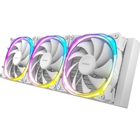 ANTEC Vortex 360 ARGB AiO Liquid CPU Cooler, White, Universal Socket, 360mm Radiator, PWM 2000RPM Fusion ARGB Cooling Fans, Addressable RGB LED Lighting with Suspended Spiral Pump Head Design - Image 5