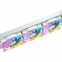 ANTEC Vortex 360 ARGB AiO Liquid CPU Cooler, White, Universal Socket, 360mm Radiator, PWM 2000RPM Fusion ARGB Cooling Fans, Addressable RGB LED Lighting with Suspended Spiral Pump Head Design - Image 7