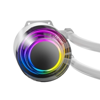 ANTEC Vortex 360 ARGB AiO Liquid CPU Cooler, White, Universal Socket, 360mm Radiator, PWM 2000RPM Fusion ARGB Cooling Fans, Addressable RGB LED Lighting with Suspended Spiral Pump Head Design - Image 8