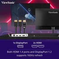 Viewsonic OMNI VX2779-HD-PRO 27 Inch IPS Gaming Monitor, Full HD, 180Hz, 1ms, 2x HDMI, DisplayPort, Freesync, HDR10, VESA - Image 5