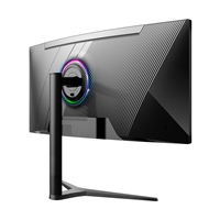 piXL CM34C7 34 Inch 165Hz UWQHD Quad HD Ultrawide Curved Gaming Monitor, with 1.5ms Response Time, 3440 x 1440 Resolution, HDMI, DisplayPort, USB-C, USB-B, USB-A x 2, Audio & Height Adjust - Image 6