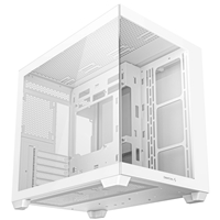 DeepCool CG530 Dual-Chamber Computer Case, Tempered Glass Panels, Advanced Cooling Support, Exceptional Cable Management, White - Image 5