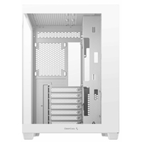 DeepCool CG530 Dual-Chamber Computer Case, Tempered Glass Panels, Advanced Cooling Support, Exceptional Cable Management, White - Image 7