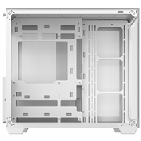 DeepCool CG530 Dual-Chamber Computer Case, Tempered Glass Panels, Advanced Cooling Support, Exceptional Cable Management, White - Image 8