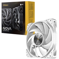 Antec NOVA 120 PWM Fan, White, High-Performance Cooling with Fluid Dynamic Bearing, Precise Three-Phase Speed Control, Industrial-Grade Metal Construction, and Dustproof Design - Image 4