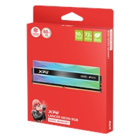 Adata Lancer Neon AX5U8000C3816G-DCLANRSG 32GB (2 x 16GB) DDR5 8000MHz, CL38, 1.45v, Silver RGB Eco System Memory, Using Eco-Friendly Material - Image 8