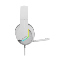 Marvo Scorpion H8618 Tactic 40 USB 2.0 Wired Gaming RGB Headset (White) - Image 5
