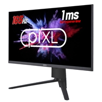 piXL CM27F10 27 Inch Frameless Gaming Monitor, Widescreen LCD Panel, Full HD 1920x1080, 1ms Response Time, 165Hz Refresh, Display Port / HDMI, 16.7 Million Colour Support, VESA Wall Mount, Black Finish - Image 4