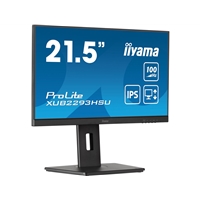 iiyama PROLITE XUB2293HSU-B7 22 inch IPS Monitor, Full HD, 1ms, USB Hub, HDMI, DisplayPort, Freesync, 100Hz, Speakers, Black, Internal PSU, VESA, Height Adjustable, Pivot - Image 5