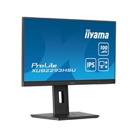 iiyama PROLITE XUB2293HSU-B7 22 inch IPS Monitor, Full HD, 1ms, USB Hub, HDMI, DisplayPort, Freesync, 100Hz, Speakers, Black, Internal PSU, VESA, Height Adjustable, Pivot - Image 6