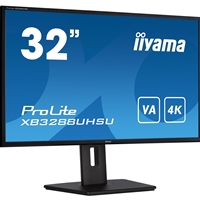 iiyama PROLITE XB3288UHSU-B5 32 Inch 4K Monitor, IPS, 3ms, 60hz, FreeSync, HDMIx2, Display Port, USB Hub, PIP, Speakers, Int PSU, Height Adjustable, VESA - Image 4