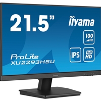 iiyama PROLITE XU2293HSU-B7 22 inch IPS Monitor, Full HD, 1ms, USB Hubx2, HDMI, DisplayPort, Freesync, 100Hz, Speakers, Black, ACR, Internal PSU, VESA - Image 4