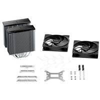 be quiet! Pure Rock Pro 3 CPU Cooler, Universal Socket, 2 x Pure Wings Fans, 2000RPM, only 34.8dB(A) at maximum fan speed, 250W TDP, 3-year manufacturer's warranty - Image 8