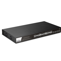 DrayTek VSP1281X-K VigorSwitch P1281x 24 Port Gigabit POE Smart Managed Switch with 4x 10GbE SFP Ports - Image 4